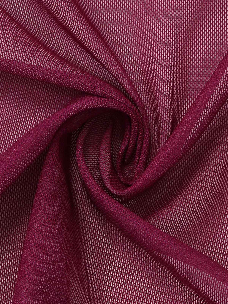 Costume da Bagno in Rete Vita Alta con Fiocco Tie Anni '50 6