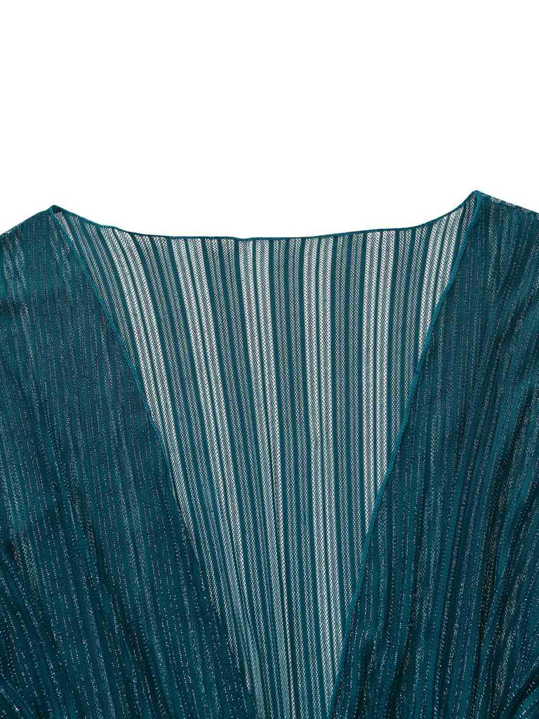Costume da Bagno Solid Halter & Shimmer Anni '50 5