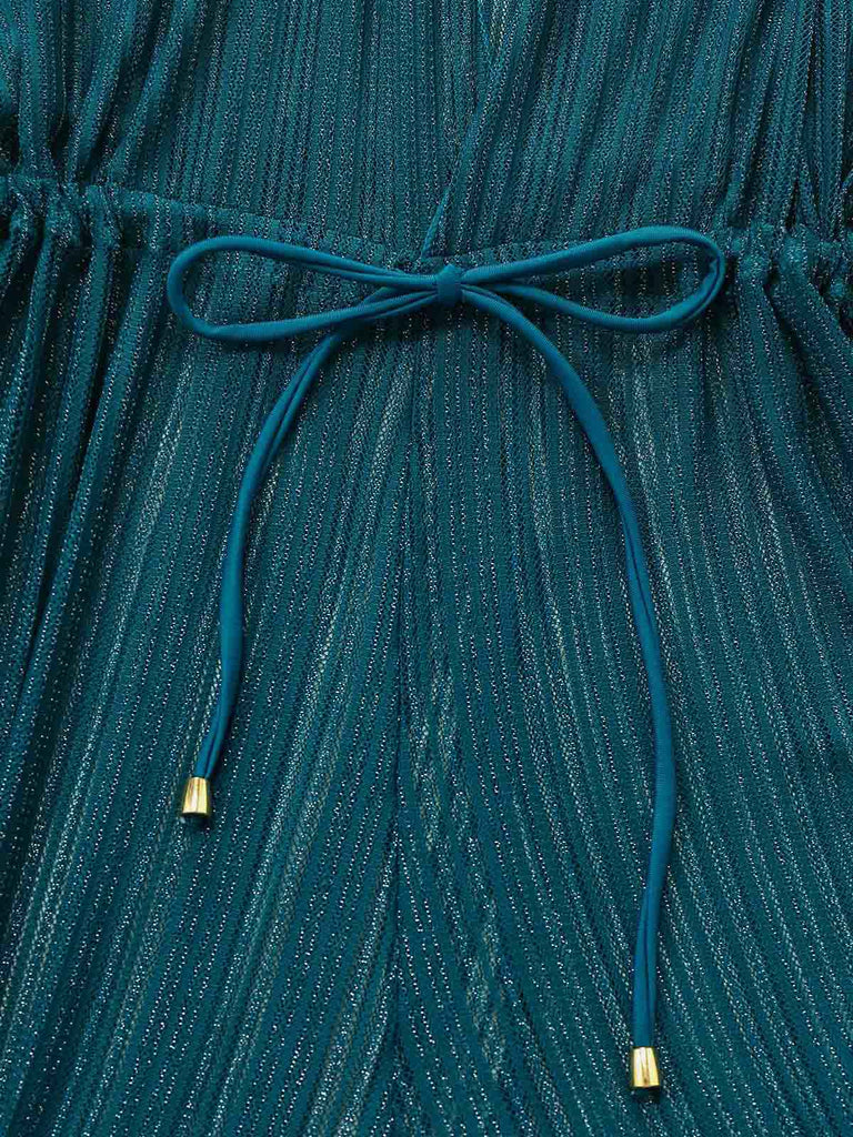 Costume da Bagno Solid Halter & Shimmer Anni '50 6