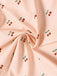 Costumi Intero Rosa Anni '50  in Pizzo con Ciliegia e Fiocco