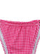 Set Bikini Rosa a Quadretti con Doppio Strato Anni '50 6