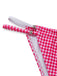 Set Bikini Rosa a Quadretti con Doppio Strato Anni '50 7