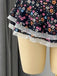 Bikini Set con Spalline a Volant con Bordi in Pizzo a Fiorellini Anni '40 17