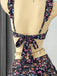 Set Bikini Anni '40 Floreale in Pizzo con Spalline a Volant