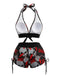 Set Bikini Punk con Teschio Rock Anni '80 2