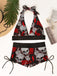 Set Bikini Punk con Teschio Rock Anni '80 3