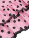 Costumi intero fiocco a pois beige anni '40
