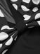 Costumi intero cava a pois nero anni '50