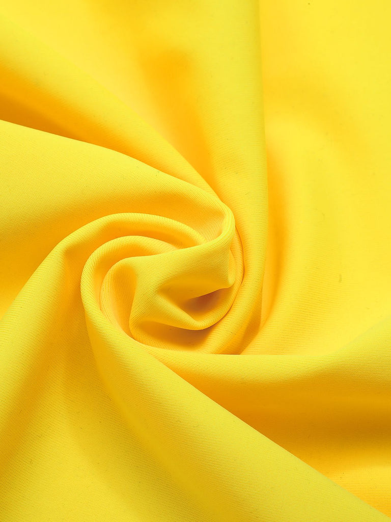 Costumi intero spalline e copricostume a margherite giallo anni '50
