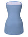 Costumi a fascia con bottoni blu anni '30
