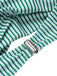 Costume da bagno con ferrettoa righe verdi anni '40