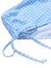 Costumi spalline sottili e plaid blu anni '50