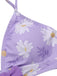 Costumi margherite a fiocco spalline sottili viola anni '50
