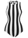 Costumi intero righe a contrasto a triangolo anni '50