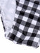 Costumi intero plaid bianco e nero anni '50
