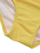 Costume da bagno giallo spalline sottili a quadri girasole anni '50