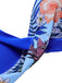 [Taglia Forti] Costumi  piante tropicali con lacci e patchwork anni '40