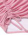 Costumi intero plissettato e spalline sottili rosa anni '50