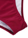 Costumi farfalla con spalline sottili bordeaux anni '50