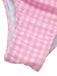 Costumi plaid cuore spalline sottili rosa anni '50