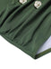 Costumi plaid con scollo all'americana grigio verde anni '40