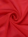 Set bikini con scollo all'americana e copricostume rosso anni '50