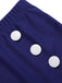 Costumi a righe scollo all'americana blu scuro anni '40