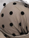 Costumi nero a rete pois scollo all'americana anni '50