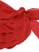 2PCS Costumi scollo a V gonna copricostume rose rosse anni '60