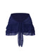 Gonna copricostume in chiffon con fiocco rosso anni '60