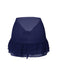 Gonna copricostume in chiffon con fiocco rosso anni '60