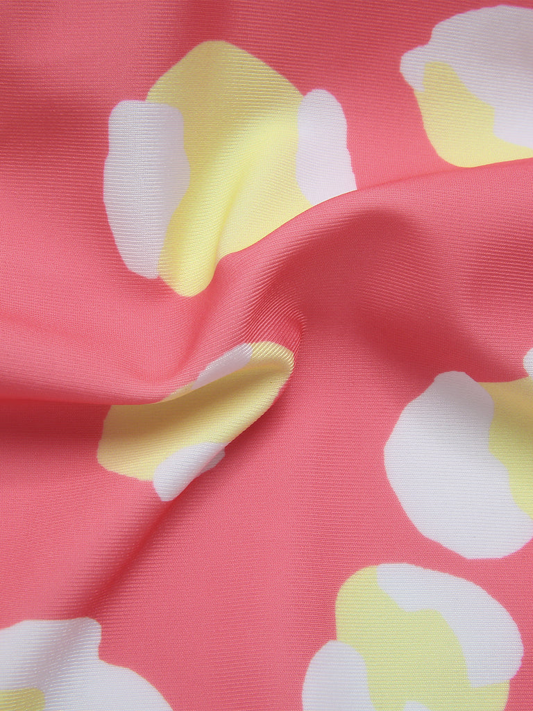 Costumi intero cartone animato patchwork multicolore anni '50