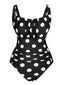 Costumi intero a pois con spalline anni '40