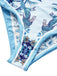Costumi reversibile con spalline blu anni '30