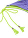 Set bikini con schiena scoperta e trecce anni '50