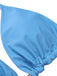 Set bikini con schiena scoperta e trecce anni '50