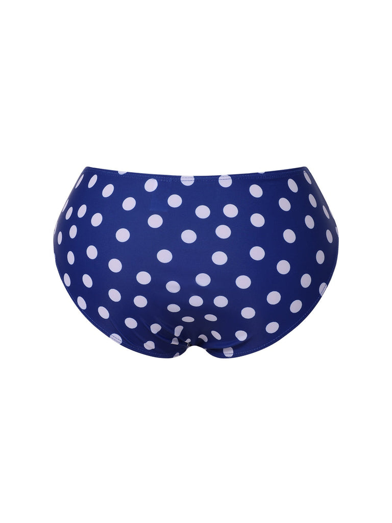 Costumi a pois con spalline incrociate anni '30