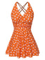 Costumi a pois con spalline incrociate anni '30