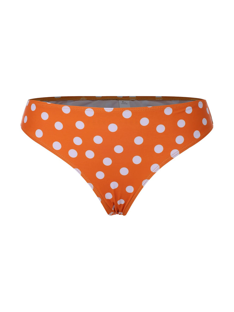 Costumi a pois con spalline incrociate anni '30