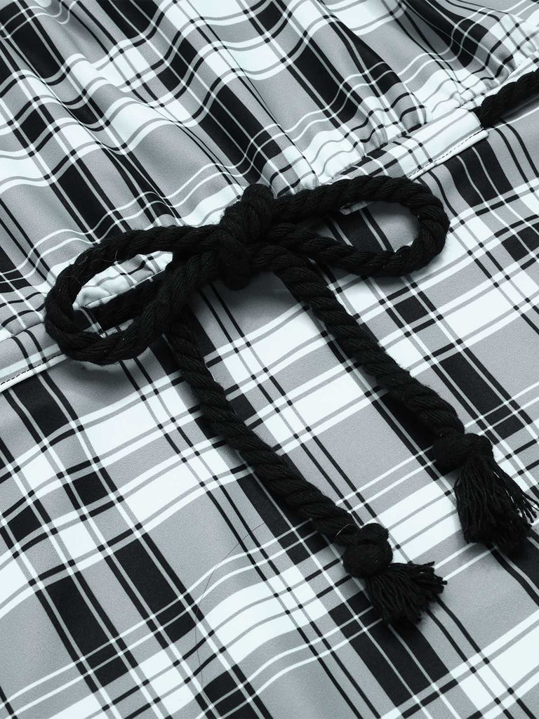 Costumi intero plaid con senza spalline anni '50