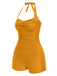 Costumi intero scollo all'americana con boxer anni '50