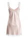 Camicia da Notte Rosa in Raso con Pizzo e Scollo a Goccia Anni '30 3