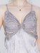 Camicia da Notte Viola Anni '40 in Raso Floreale Butterfly in Pizzo Slip 3