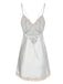 Pigiama in pizzo spalline sottili patchwork anni '50