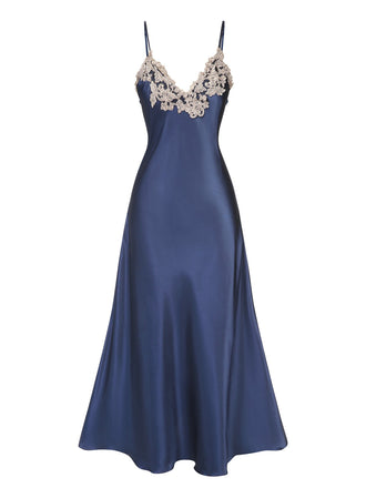 [Prevendita] Pigiama spalline in finto raso ricamato anni '30