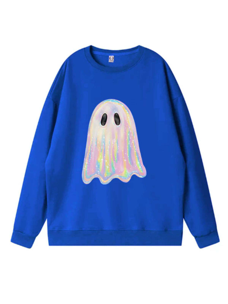 Felpa vintage con fantasma Halloween anni '80