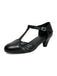 Scarpe-a-Punta-Chiusa-con-Cinturino-a-T-e-Intaglio-Laterale
