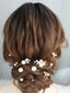 Set Accessori Vintage da Sposa con Forcina di Perle