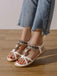 Sandali Bohémien Butterfly Heart con Perline con Strass Flat 4