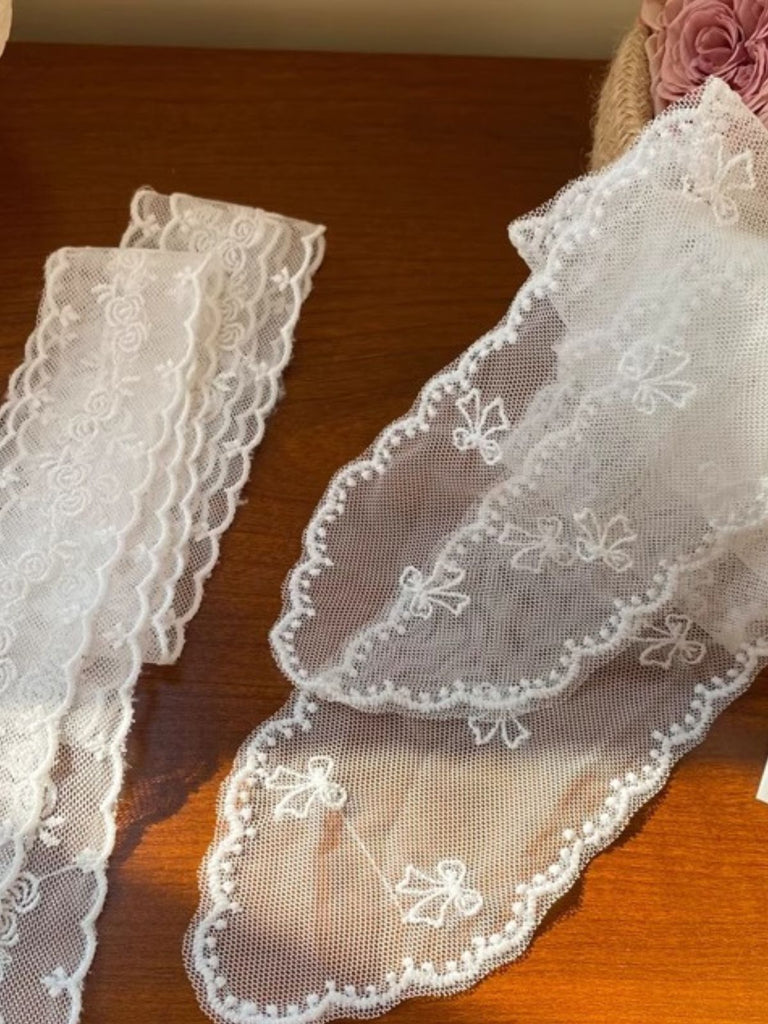 White Silk Scarf 9